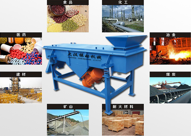 不銹鋼直線振動篩粉機應用